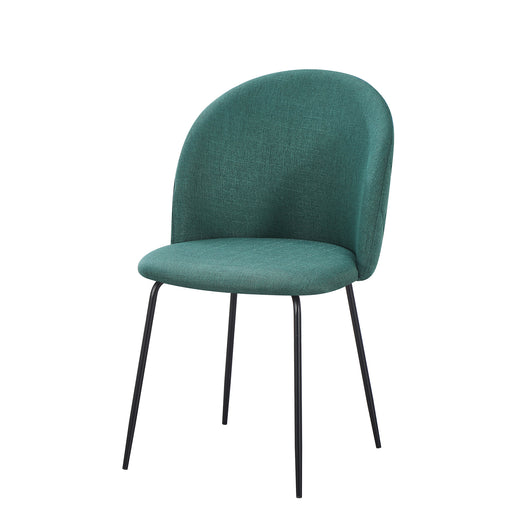 Set Da 4, Sedia Tamara Tess. Verde Inglese Gambe Nere Per Soggiorno, Cucina E Arredo Bar