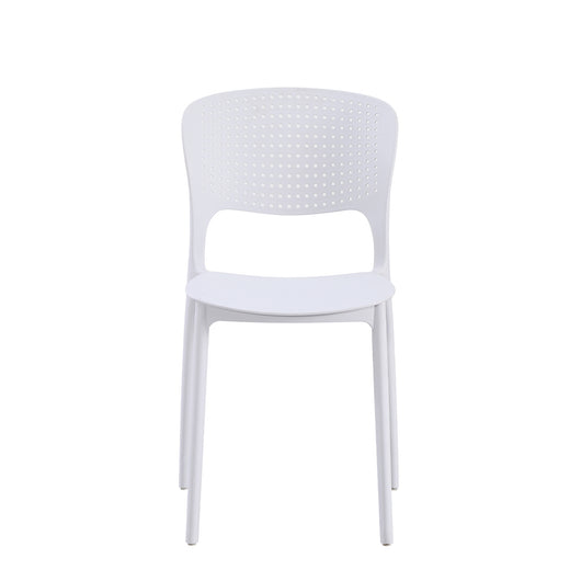 set da 4, SEDIA ARIEL POLIPROPILENE BIANCA