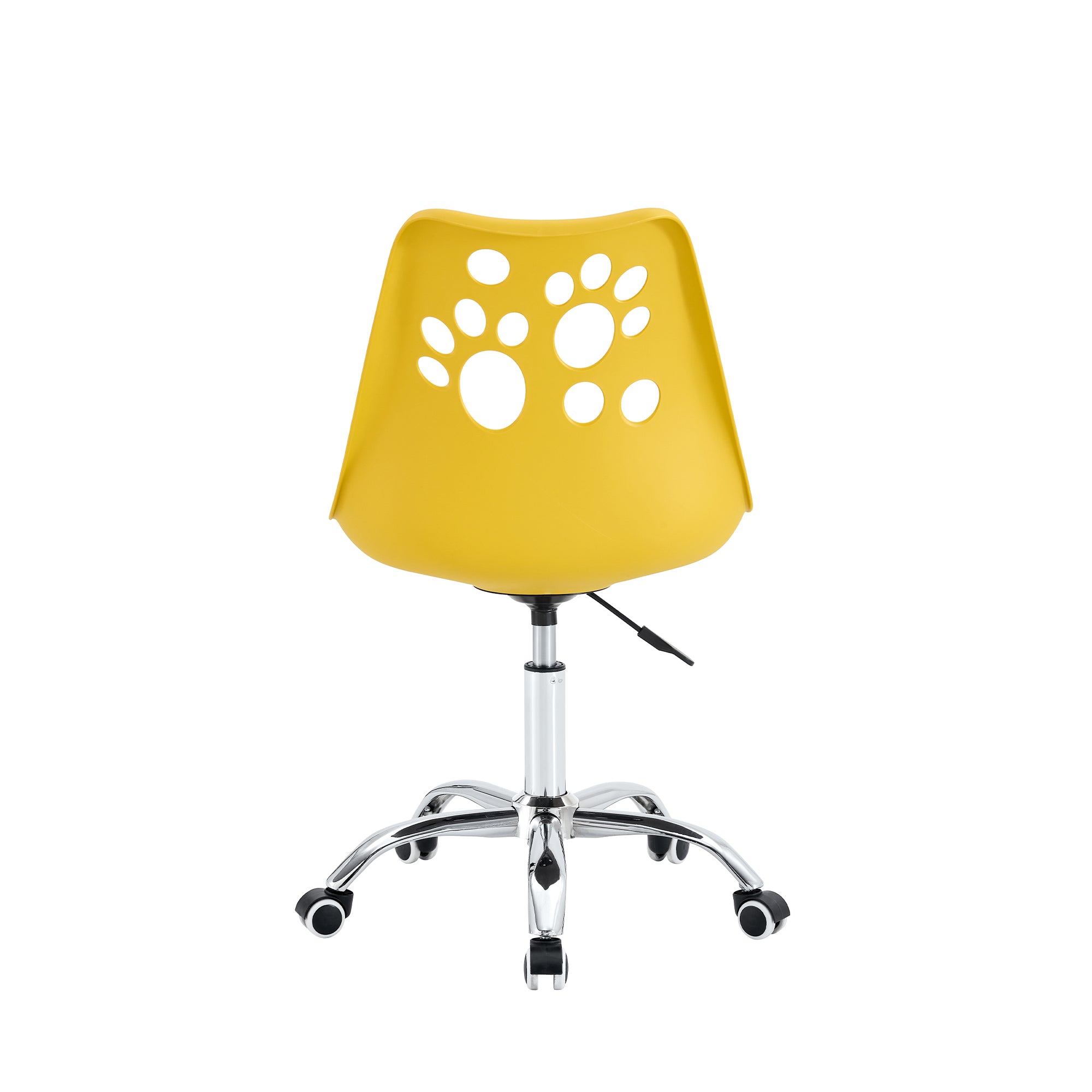 Set Da 4, Sedia Samira In Polipropile Ambrato Con Cuscino Per Soggiorno, Cucina E Arredo Bar