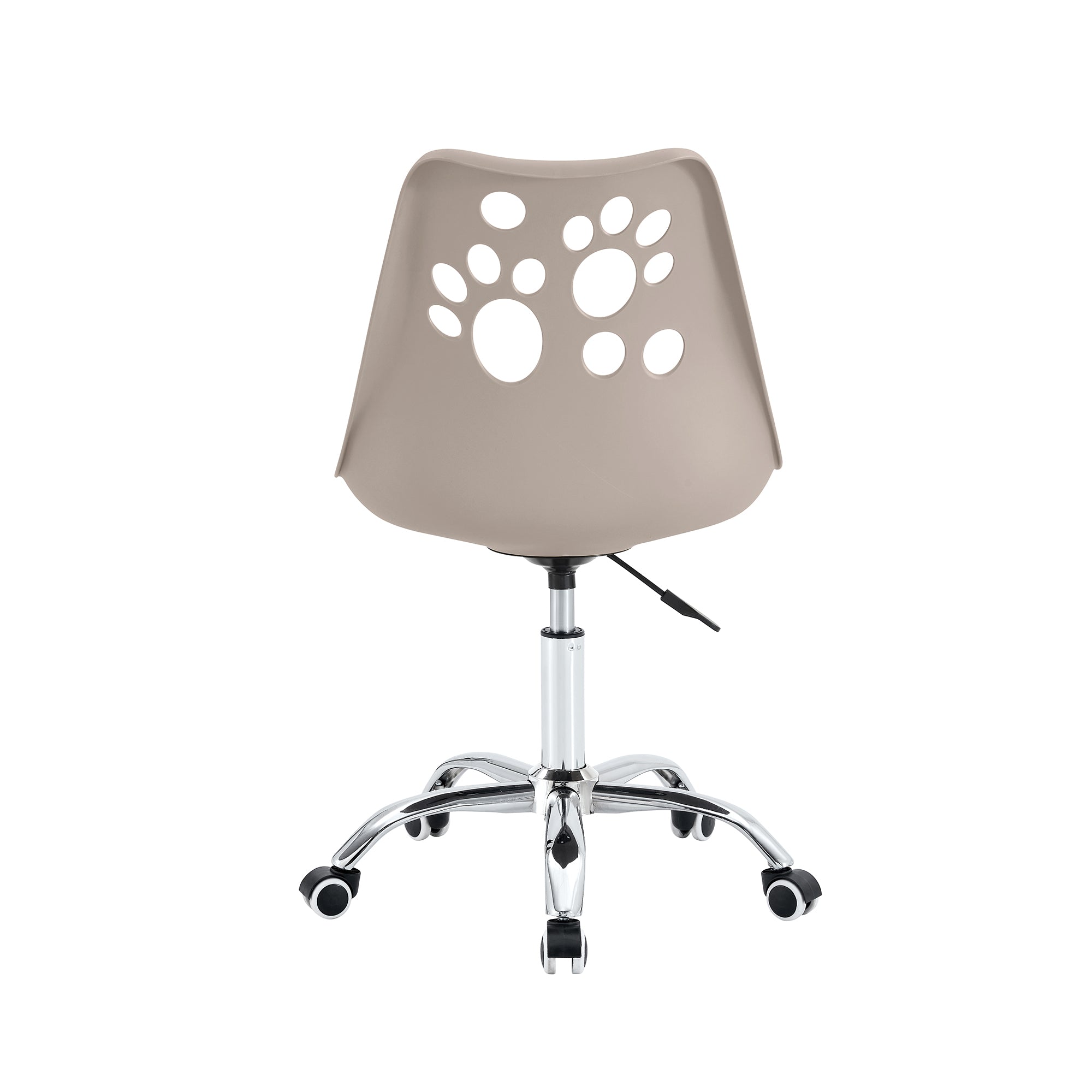 Set Da 4, Sedia Samira In Polipropile Tortora Con Cuscino Per Soggiorno, Cucina E Arredo Bar