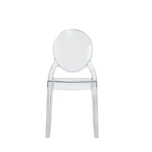 Set Da 4, Sedia Gaeta Metacrilato Trasparente Per Soggiorno, Cucina E Arredo Bar