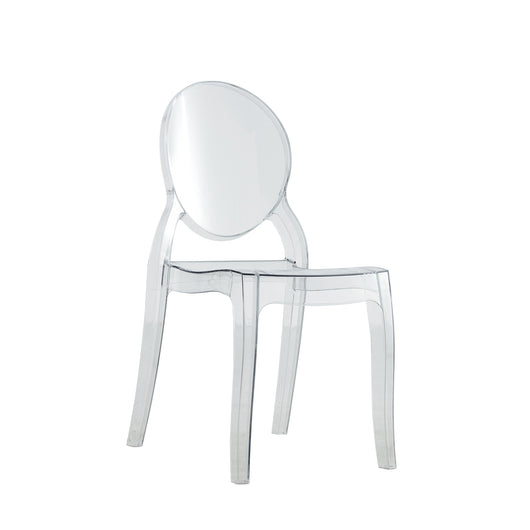 Set Da 4, Sedia Gaeta Metacrilato Trasparente Per Soggiorno, Cucina E Arredo Bar