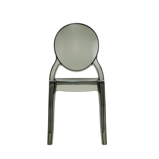 Set Da 4, Sedia Gaeta Metacrilato Fume' Per Soggiorno, Cucina E Arredo Bar