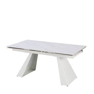 Tavolo Vermont All. Bianco C/Venatur/Gambe Bianche