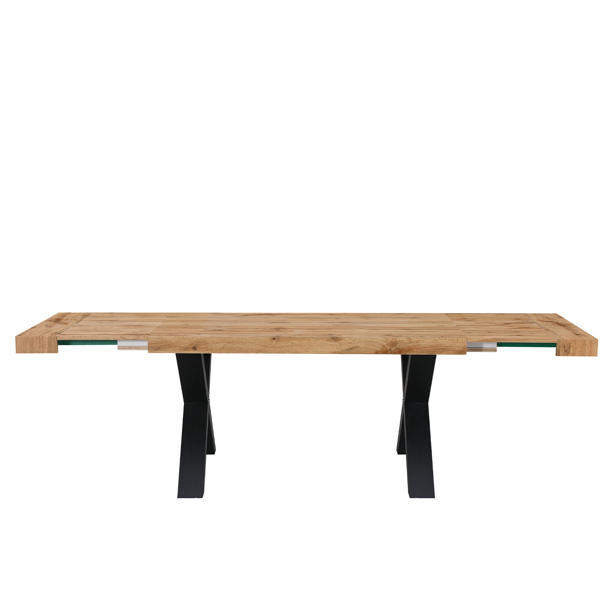 TAVOLO XILON NEW 180/260 ROVERE/GAMBE NERE