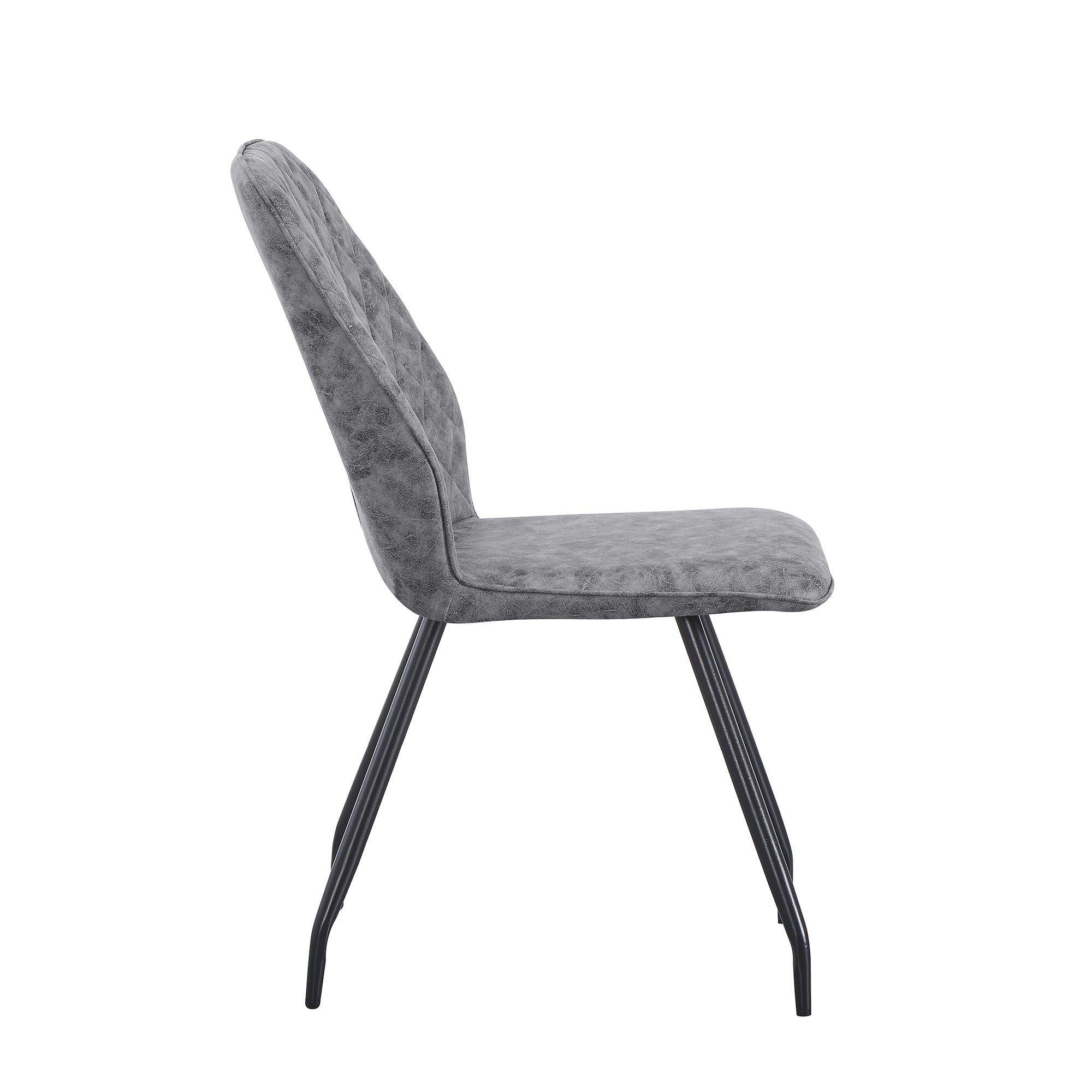 set da 4, SEDIA VITTORIA MOZART CENERE/GAMBE NERE