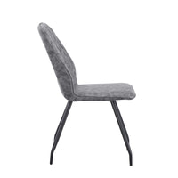 set da 4, SEDIA VITTORIA MOZART CENERE/GAMBE NERE