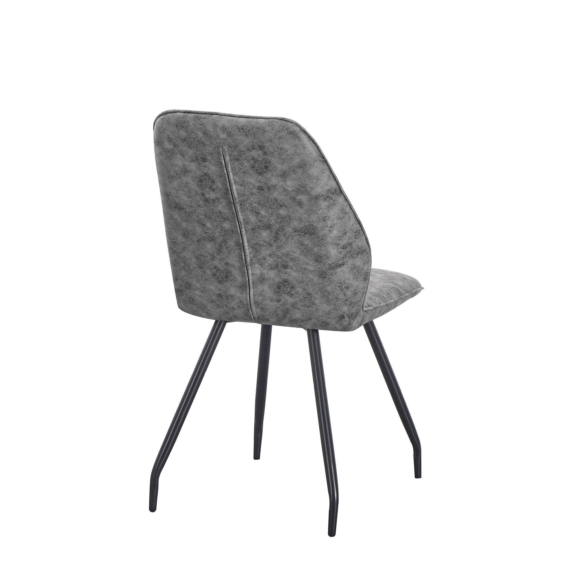 set da 4, SEDIA VITTORIA MOZART CENERE/GAMBE NERE