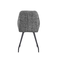 set da 4, SEDIA VITTORIA MOZART CENERE/GAMBE NERE