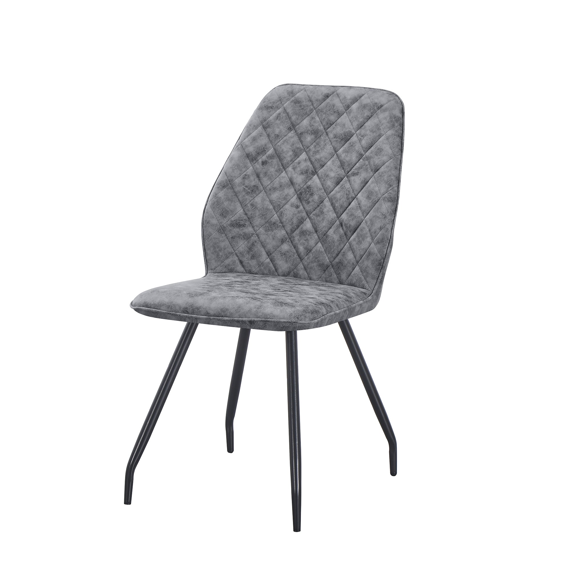 set da 4, SEDIA VITTORIA MOZART CENERE/GAMBE NERE