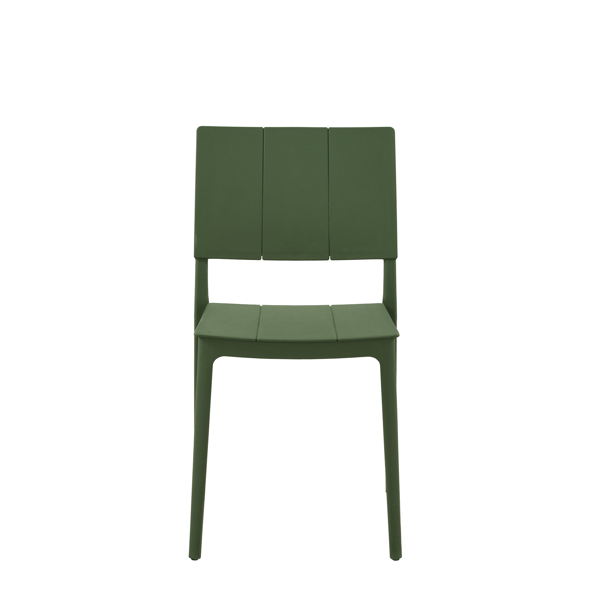 Set Da 4, Sedia Zante In Polipropilene Verde Inglese