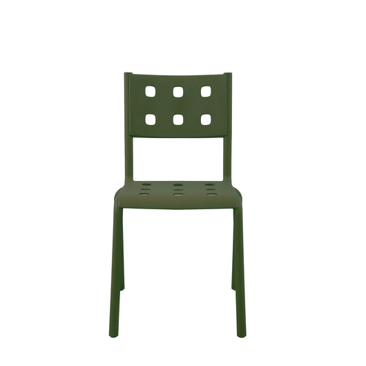 Set Da 4, Sedia Sibari In Polipropilene Verde Inglese