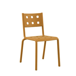 Set Da 4, Sedia Sibari In Polipropilene Ambra