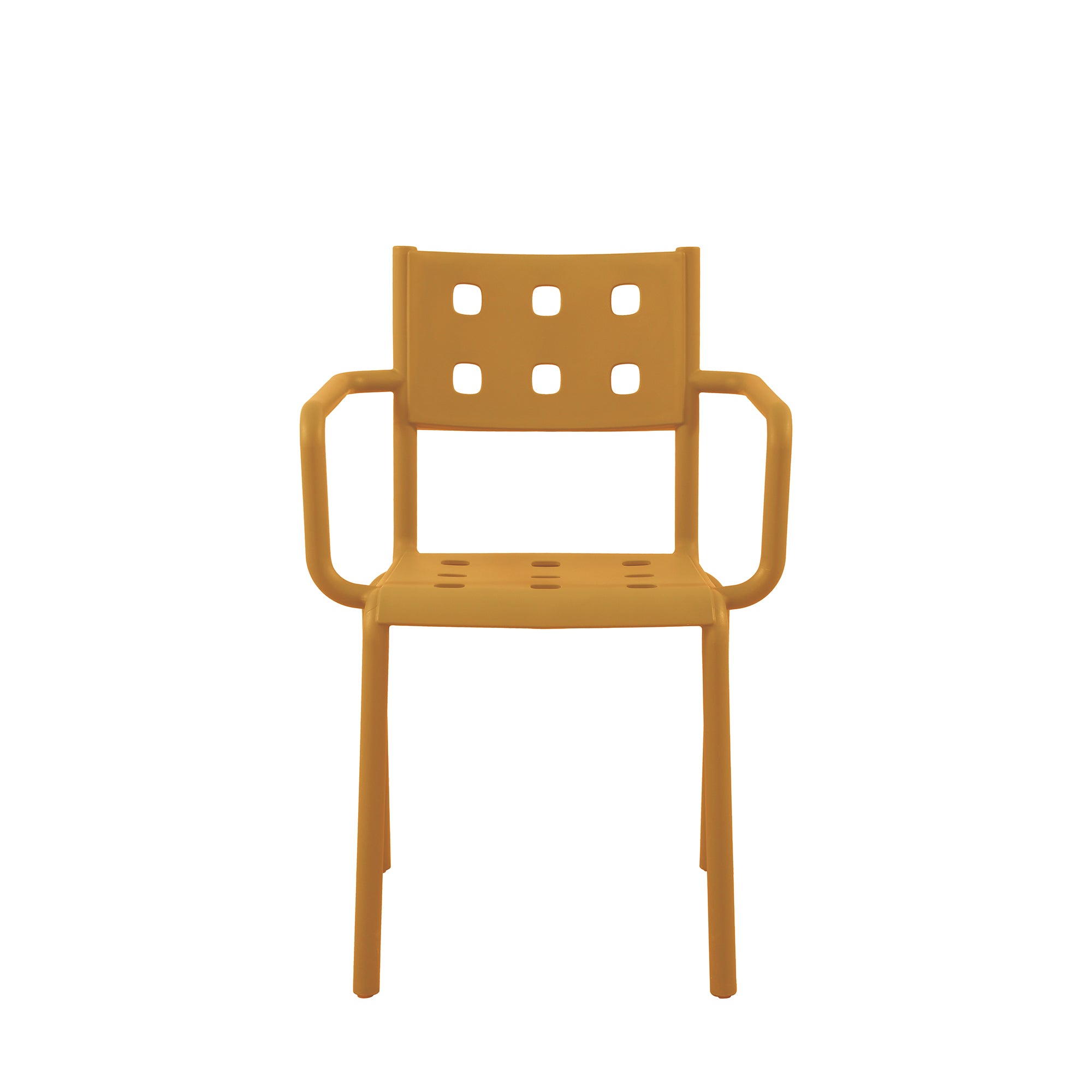 Set Da 4, Poltrona Sibari In Polipropilene Ambra