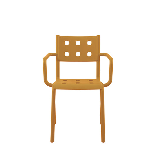 Set Da 4, Poltrona Sibari In Polipropilene Ambra