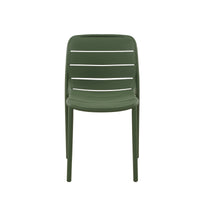 Set Da 4, Sedia Itaca In Polipropilene Verde Inglese