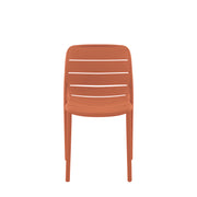 Set Da 4, Sedia Itaca In Polipropilene Terracotta