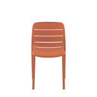 Set Da 4, Sedia Itaca In Polipropilene Terracotta