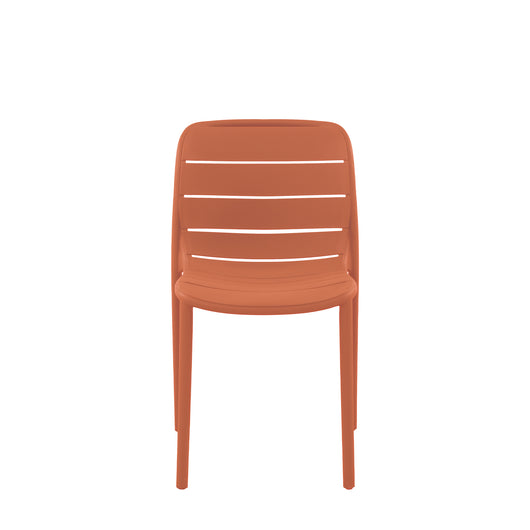 Set Da 4, Sedia Itaca In Polipropilene Terracotta