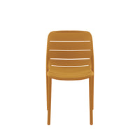 Set Da 4, Sedia Itaca In Polipropilene Ambra