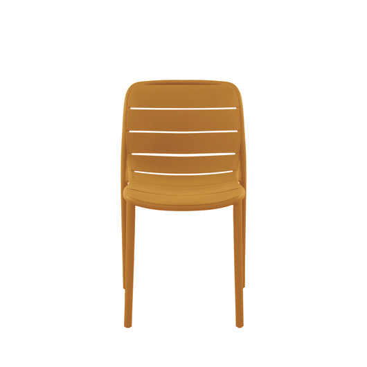 Set Da 4, Sedia Itaca In Polipropilene Ambra