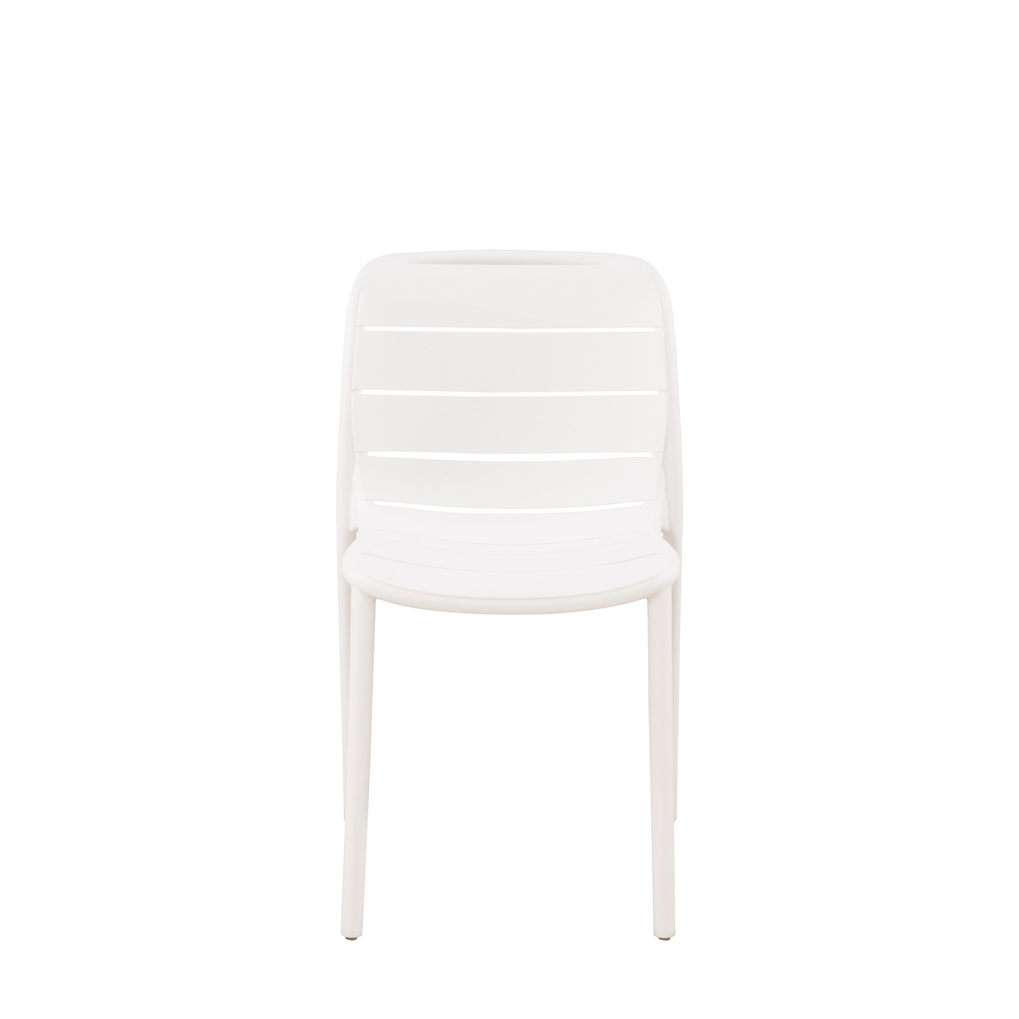 Set Da 4, Sedia Itaca In Polipropilene Bianca