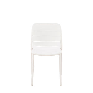 Set Da 4, Sedia Itaca In Polipropilene Bianca