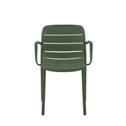Set Da 4, Poltrona Itaca In Polipropilene Verde Inglese
