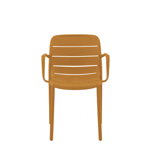 Set Da 4, Poltrona Itaca In Polipropilene Ambra