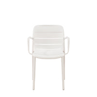 Set Da 4, Poltrona Itaca In Polipropilene Bianca