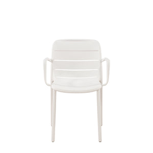 Set Da 4, Poltrona Itaca In Polipropilene Bianca