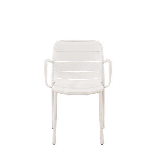 Set Da 4, Poltrona Itaca In Polipropilene Bianca