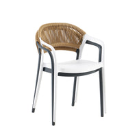 Poltrona Maiorca In Polipropilene Bianca Per Soggiorno, Cucina E Arredo Bar