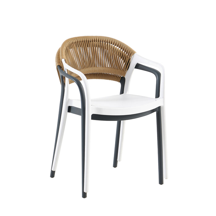 Poltrona Maiorca In Polipropilene Bianca Per Soggiorno, Cucina E Arredo Bar