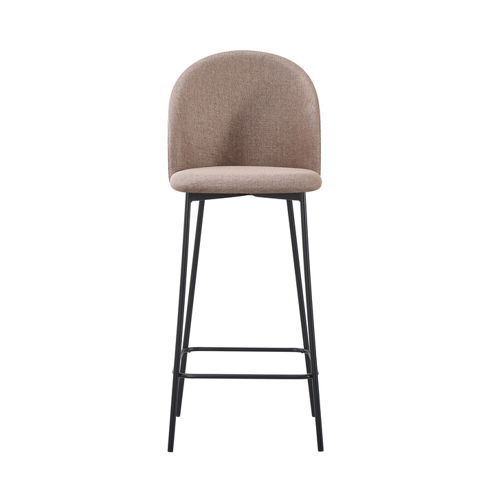 set da 4, SGABELLO TAMARA TESS. TORTORA/GAMBE NERE