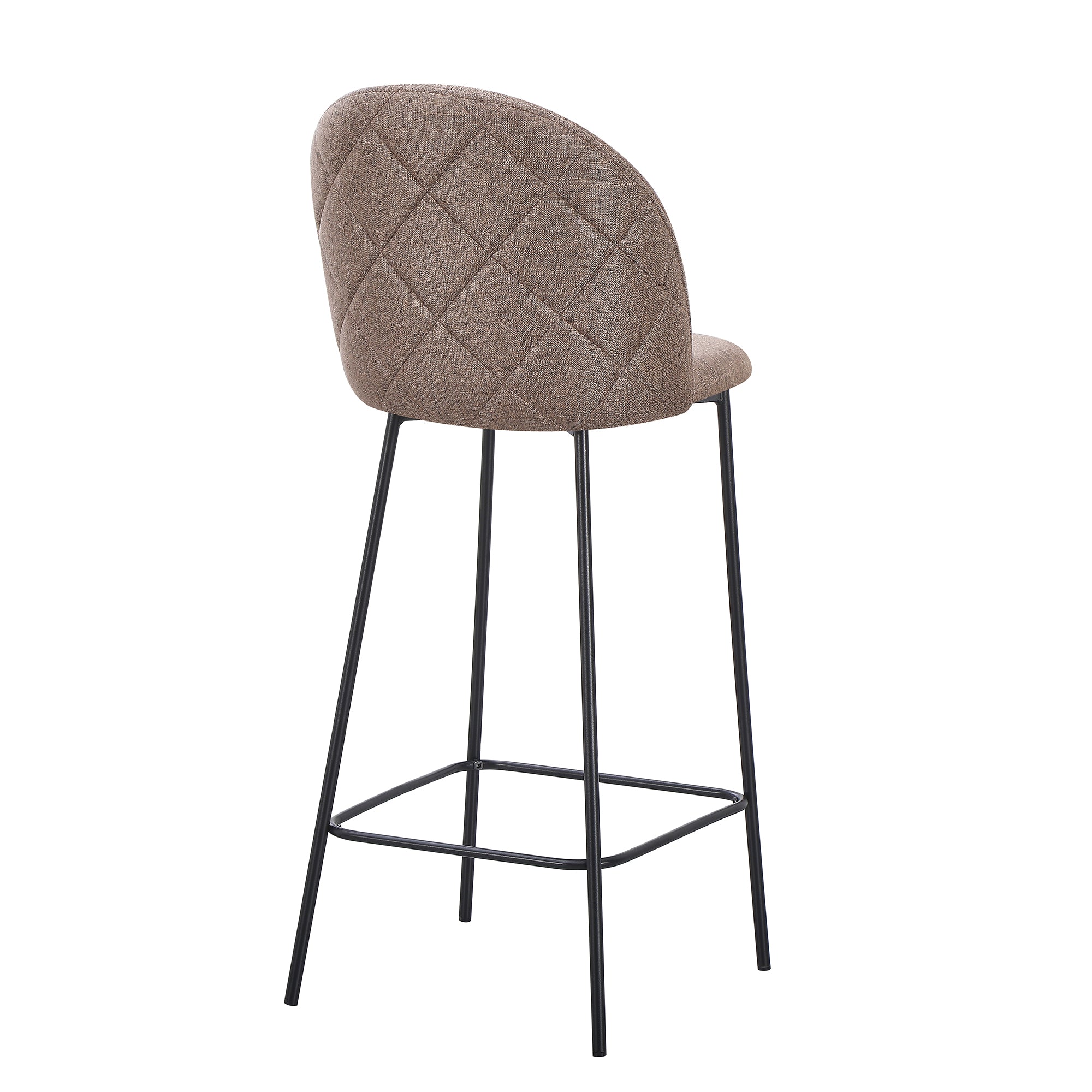 set da 4, SGABELLO TAMARA TESS. TORTORA/GAMBE NERE