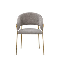 Set Da 4, Poltrona Artemisia Tess. Tortora/Gambe Oro