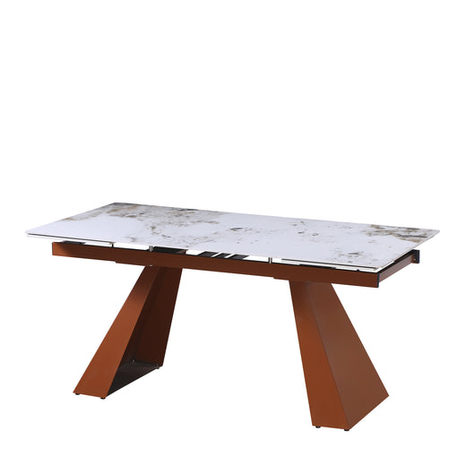 Tavolo Vermont Patagonia Beige/Gambe Bronzo