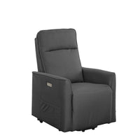 Poltrona Relax Carlotta D C/Usb Tess.Fumo C/Roller per soggriono, arredo bar ed esterni