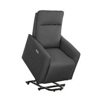 Poltrona Relax Carlotta D C/Usb Tess.Fumo C/Roller per soggriono, arredo bar ed esterni