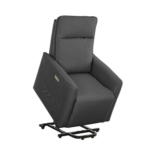 Poltrona Relax Carlotta D C/Usb Tess.Fumo C/Roller per soggriono, arredo bar ed esterni