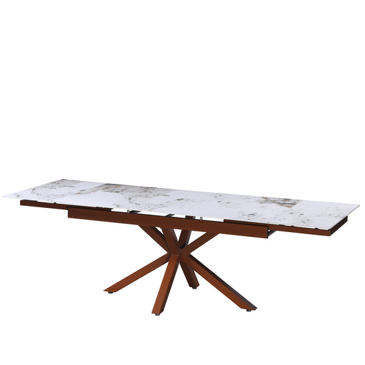 Tavolo Bilbao Top Patagonia/Gambe Bronzo