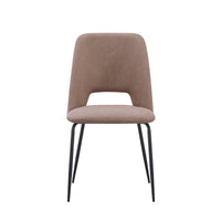 Set Da 4, Sedia Giulia Mozart Tortora/Gambe Nere