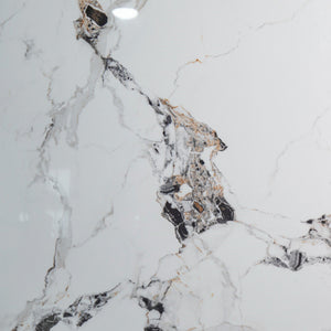 Piano Diamond 70X70 In Pietra Calacatta Beige per soggriono, arredo bar ed esterni