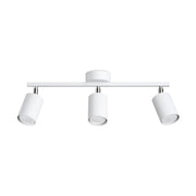 Pure Lume Fjello plafoniera 3 spot orientabili bianca