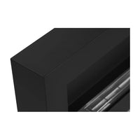 Camino a bioetanolo da parete Siena Nero L 90 x P 12 x H 40