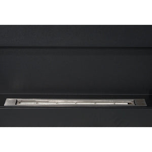 Camino a bioetanolo da parete Siena Nero L 90 x P 12 x H 40