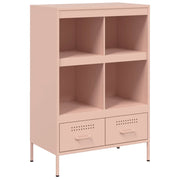 Credenza | Madia | Buffet da pranzo | Armadio da pranzo Rosa 68x39x101,5 cm in Acciaio