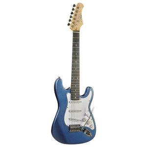 Chitarra elettrica eko 05130072 tribute starter s 100 3 4 metallic blu
