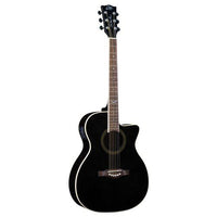 Chitarra acustica eko 06217322 nxt a100ce see through black